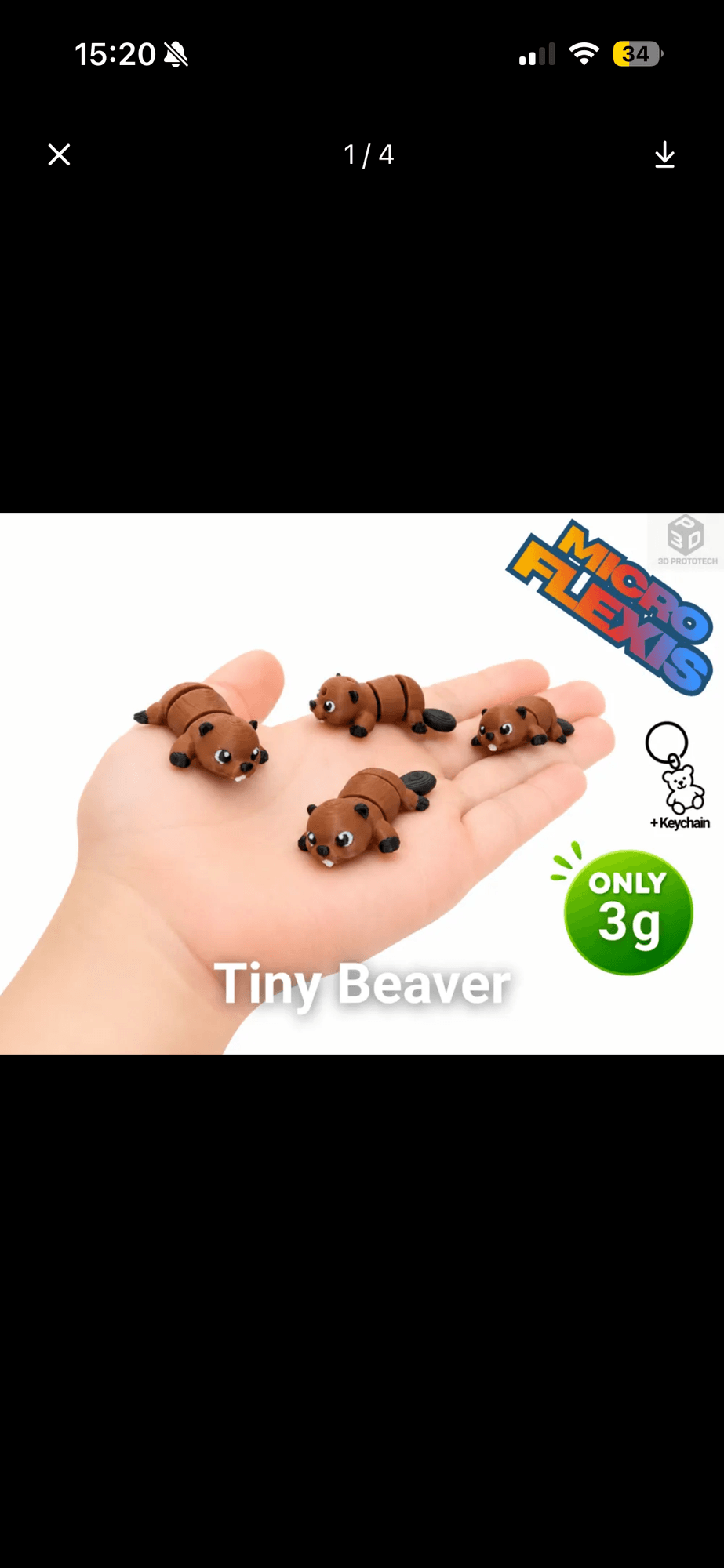 Mini flexi bóbr